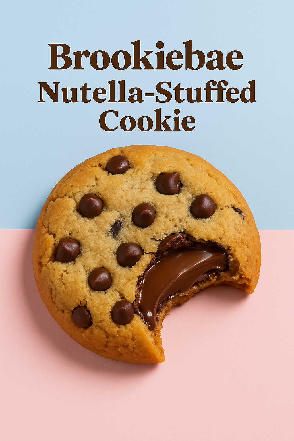 Nutella Stuffed Cookie