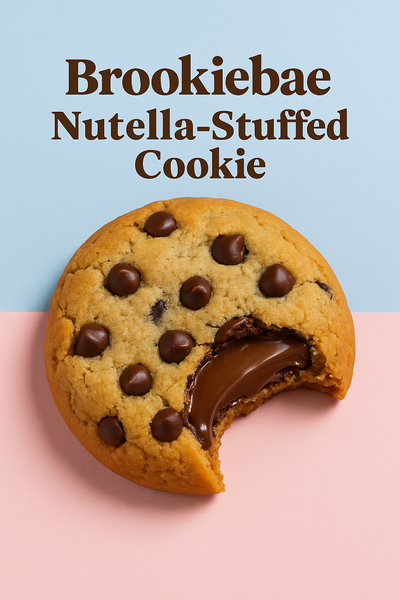 Nutella Stuffed Cookie - Brookiebae