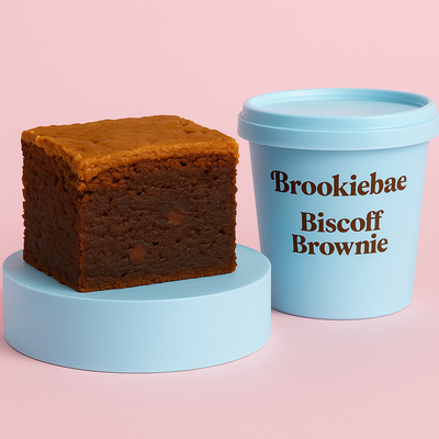 Biscoff Brownie - Brookiebae